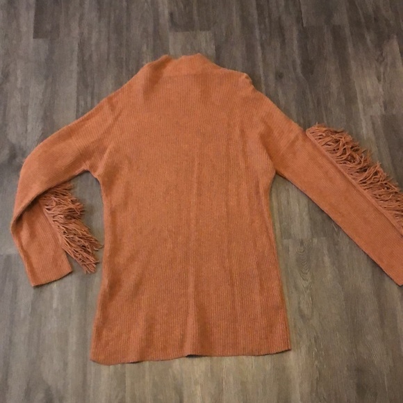 BCBGMAXAZRIA Sweater Dress with Arm Tassels Size Large - Picture 5 of 11